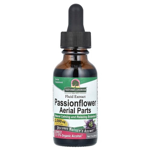Nature S Answer Passionflower Aerial Parts Fluid Extract 2 000 Mg 1 Fl Oz 30 Ml product image
