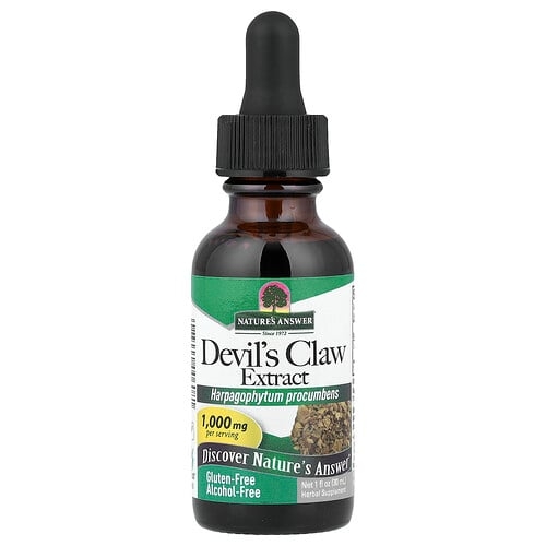 Nature S Answer Devil S Claw Extract Alcohol Free 1 000 Mg 1 Fl Oz 30 Ml product image