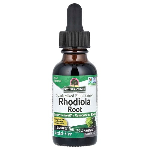 Nature S Answer Rhodiola Root Standardized Fluid Extract Alcohol Free 1 000 Mg 1 Fl Oz 30 Ml product image