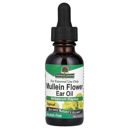 Nature S Answer Mullein Flower Ear Oil Alcohol Free 1 Fl Oz 30 Ml product image