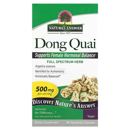 Nature S Answer Dong Quai 500 Mg 90 Vegetarian Capsules product image