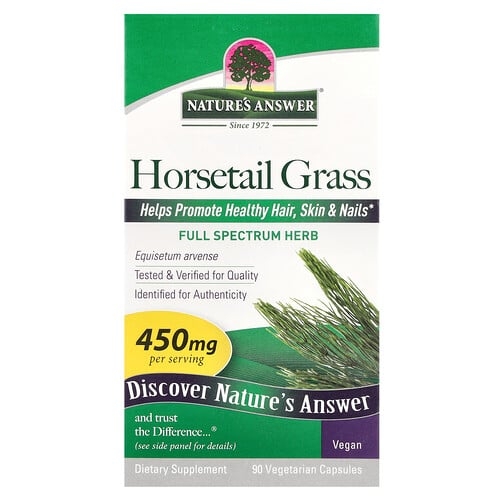 Nature S Answer Horsetail Grass 450 Mg 90 Vegetarian Capsules product image