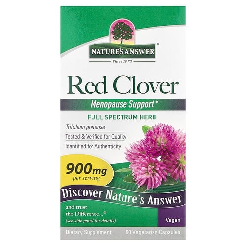 Nature S Answer Red Clover 90 Vegetarian Capsules 450 Mg Per Capsule product image