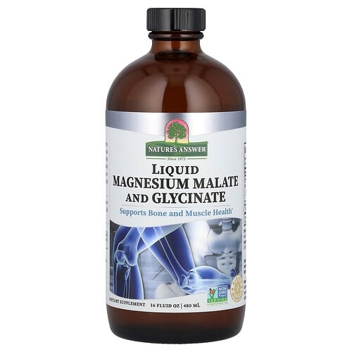 Nature S Answer Liquid Magnesium Malate And Glycinate 16 Fl Oz 480 Ml product image