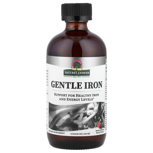 Nature S Answer Gentle Iron Natural Mixed Berry 8 Fl Oz 240 Ml product image