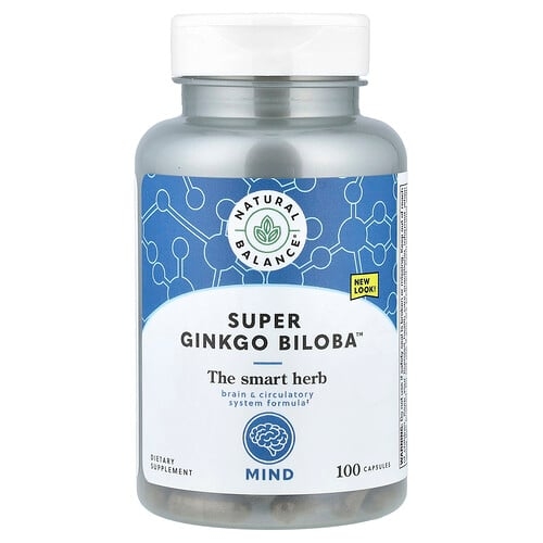 Natural Balance Super Ginkgo Biloba 100 Capsules product image