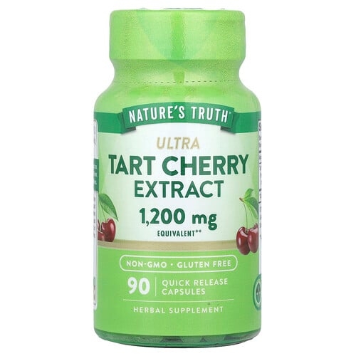 Nature S Truth Ultra Tart Cherry Extract 1 200 Mg 90 Quick Release Capsules product image
