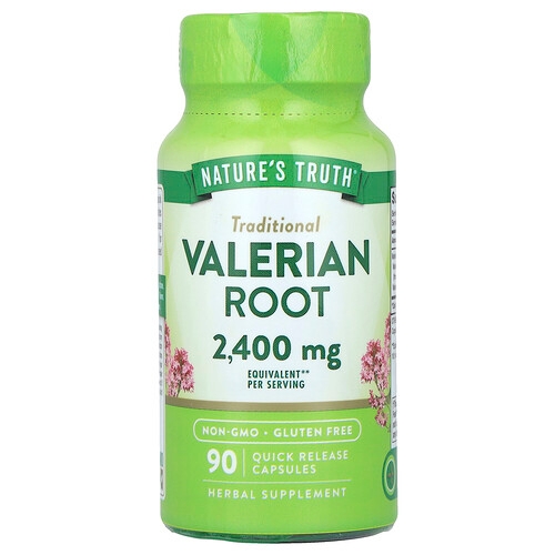 Nature S Truth Valerian Root 90 Quick Release Capsules 1 200 Mg Per Capsule product image