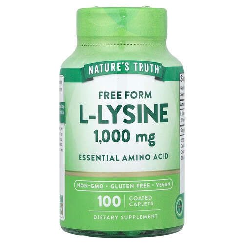 Nature S Truth L Lysine 1 000 Mg 100 Coated Caplets product image