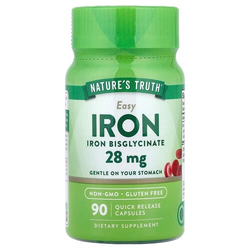 Nature S Truth Easy Iron 28 Mg 90 Quick Release Capsules product image