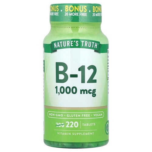 Nature S Truth Vitamin B 12 1 000 Mcg 220 Tablets product image