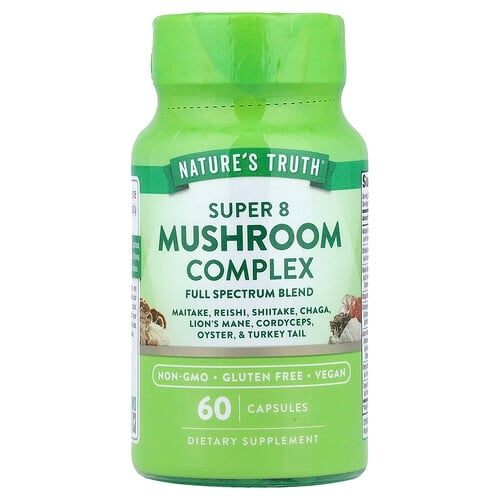 Nature S Truth Super 8 Mushroom Complex 60 Capsules product image