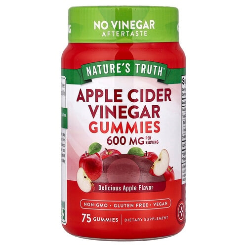 Nature S Truth Apple Cider Vinegar Gummies Apple 75 Gummies product image
