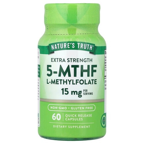 Nature S Truth 5 Mthf L Methylfolate 60 Quick Release Capsules 7 5 Mg Per Capsule product image