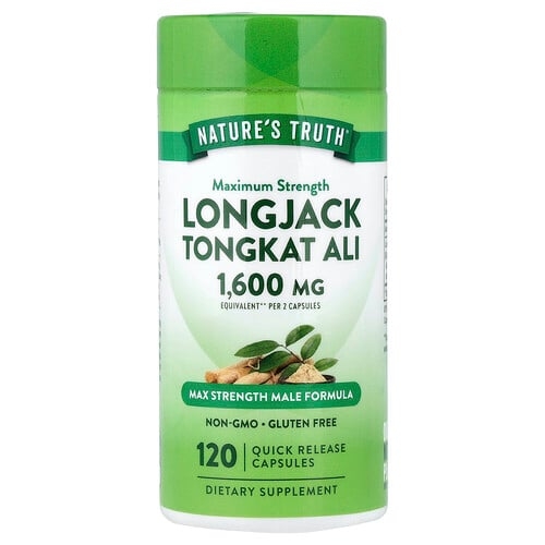 Nature S Truth Longjack Tongkat Ali 120 Quick Release Capsules 800 Mg Per Capsule product image