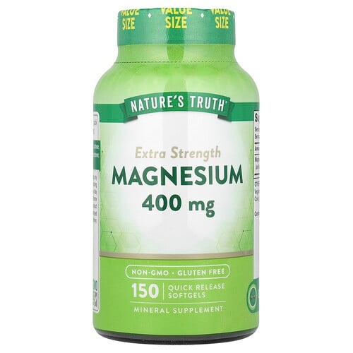 Nature S Truth Magnesium 400 Mg 150 Quick Release Softgels product image