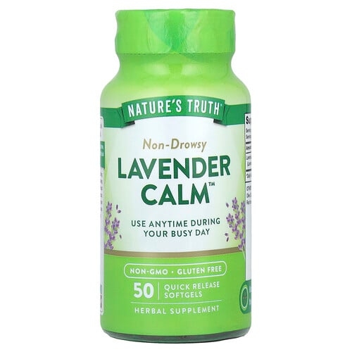 Nature S Truth Lavender Calm 50 Quick Release Softgels 80 Mg Per Softgel product image