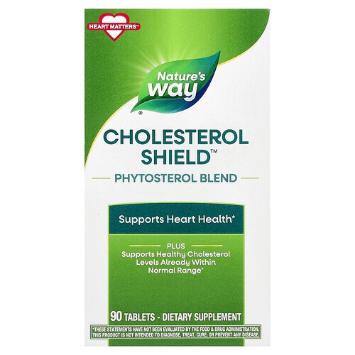 Nature S Way Cholesterol Shield Phytosterol Blend 90 Tablets product image