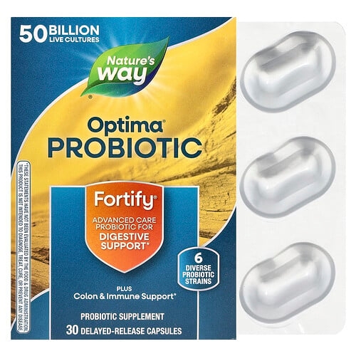 Nature S Way Optima Probiotic Fortify 30 Delayed Release Capsules product image