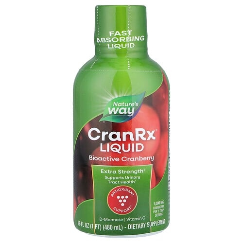 Nature S Way Cranrx Liquid Bioactive Cranberry 16 Fl Oz 480 Ml product image