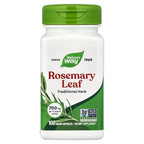 Nature S Way Rosemary Leaf 100 Vegan Capsules 350 Mg Per Capsule product image