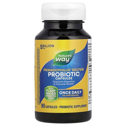 Nature S Way Primadophilus Reuteri Probiotic 5 Billion Cfu 90 Capsules product image