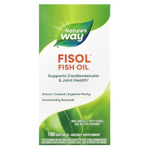Nature S Way Fisol Fish Oil 180 Softgels product image