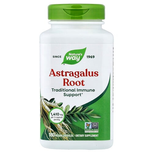 Nature S Way Astragalus Root 180 Vegan Capsules 470 Mg Per Capsule product image
