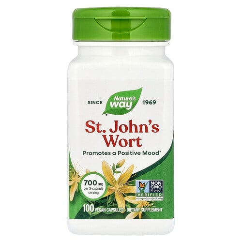 Nature S Way St John S Wort 100 Vegan Capsules 350 Mg Per Capsule product image