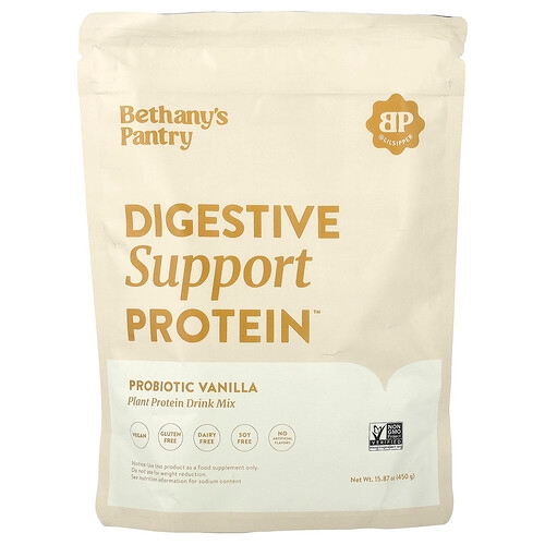 Nuzest Bethany S Pantry Digestive Support Protein Probiotic Vanilla 15 87 Oz 450 G product image