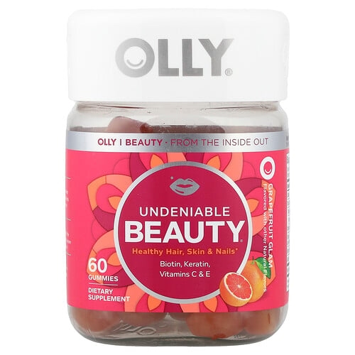 Olly Undeniable Beauty Gummies Grapefruit Glam 60 Gummies product image