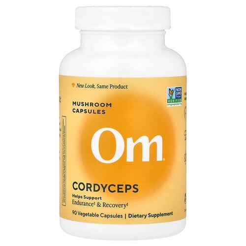 Om Mushrooms Cordyceps 90 Vegetable Capsules 0 66 G Per Capsule product image