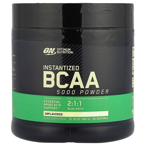 Optimum Nutrition Instantized Bcaa 5000 Powder Unflavored 12 16 Oz 345 G product image