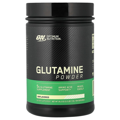 Optimum Nutrition Glutamine Powder Unflavored 2 2 Lbs 1 Kg product image