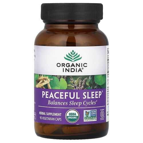 Organic India Peaceful Sleep 90 Vegetarian Caps product image