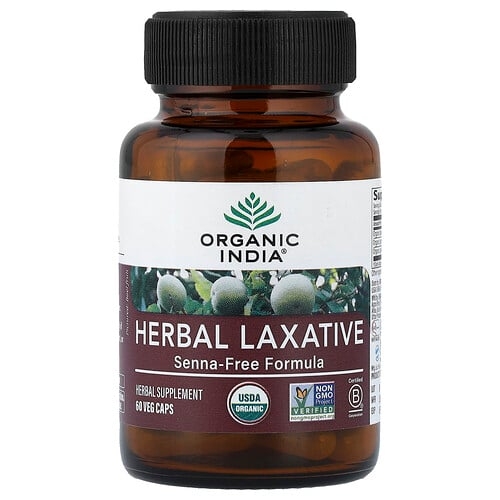 Organic India Herbal Laxative Senna Free Formula 60 Veg Caps product image