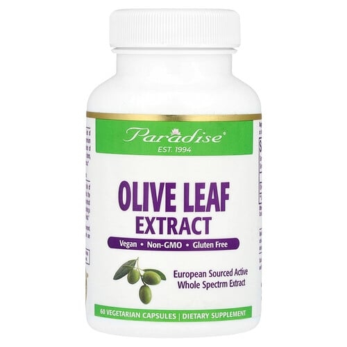 Paradise Herbs Olive Leaf Extract 60 Vegetarian Capsules 250 Mg Per Capsule product image