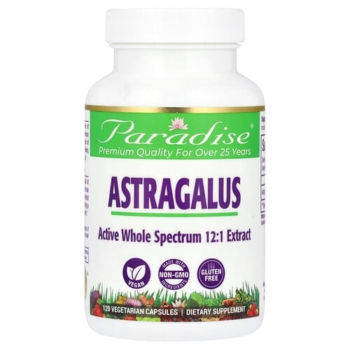 Paradise Herbs Astragalus 120 Vegetarian Capsules 250 Mg Per Capsule product image