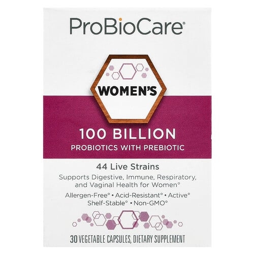 Probiocare Women S Probiotics With Prebiotic 100 Billion 30 Vegetable Capsules product image