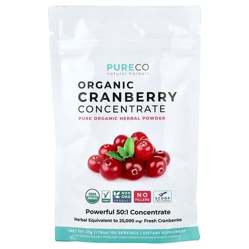 Pure Co Organic Cranberry Concentrate 1 76 Oz 50 G product image