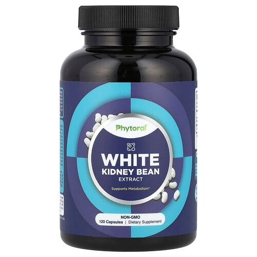 Phytoral White Kidney Bean Extract 120 Capsules 600 Mg Per Capsule product image