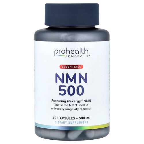 Prohealth Longevity Essentials Nmn 500 500 Mg 30 Capsules product image