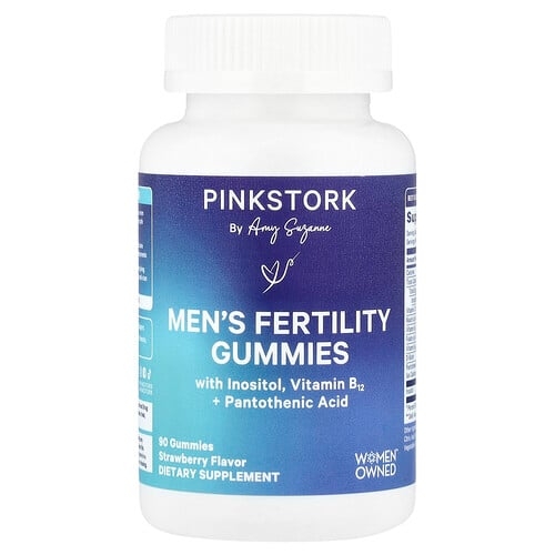 Pink Stork Men S Fertility Gummies Strawberry 90 Gummies product image