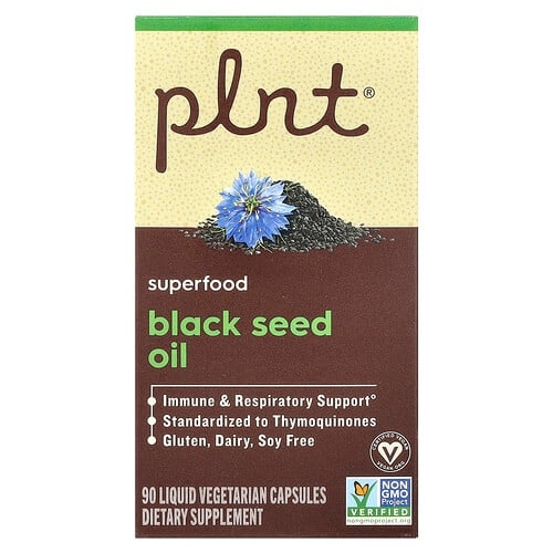 Plnt Black Seed Oil 90 Liquid Vegetarian Capsules product image