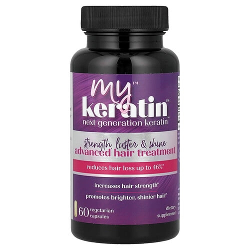 Purity Products Mykeratin Advanced Hair Treatment 60 Vegetarian Capsules 250 Mg Per Capsule product image