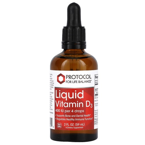 Protocol For Life Balance Liquid Vitamin D3 2 Fl Oz 59 Ml product image