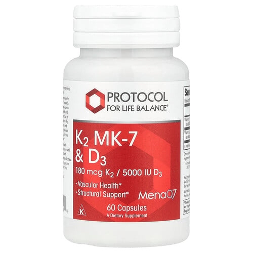 Protocol For Life Balance K2 Mk 7 D3 60 Capsules product image
