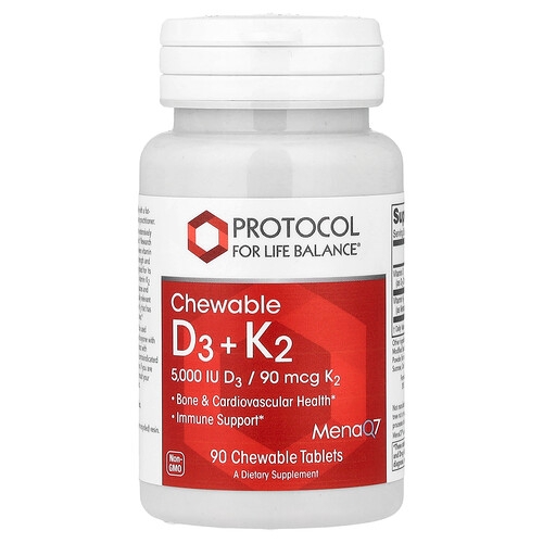 Protocol For Life Balance Chewable D3 K2 90 Chewable Tablets product image