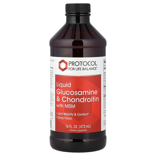 Protocol For Life Balance Liquid Glucosamine Chondroitin With Msm Citrus 16 Fl Oz 473 Ml product image