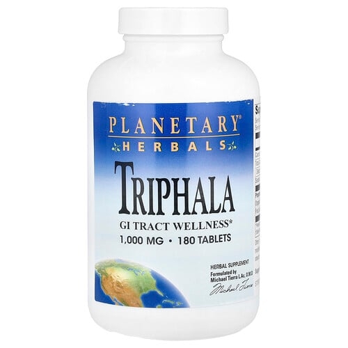Planetary Herbals Triphala 180 Tablets 1 000 Mg Per Tablet product image